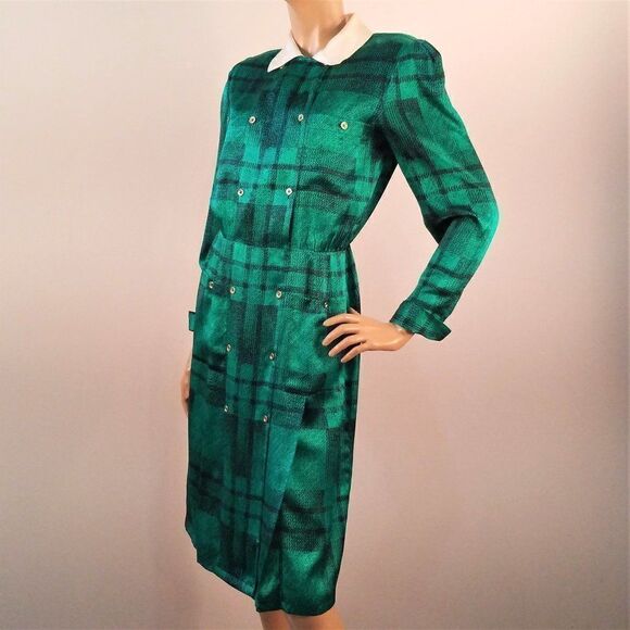 HORCHOW  Vintage Silk Dress - Picture 1 of 9